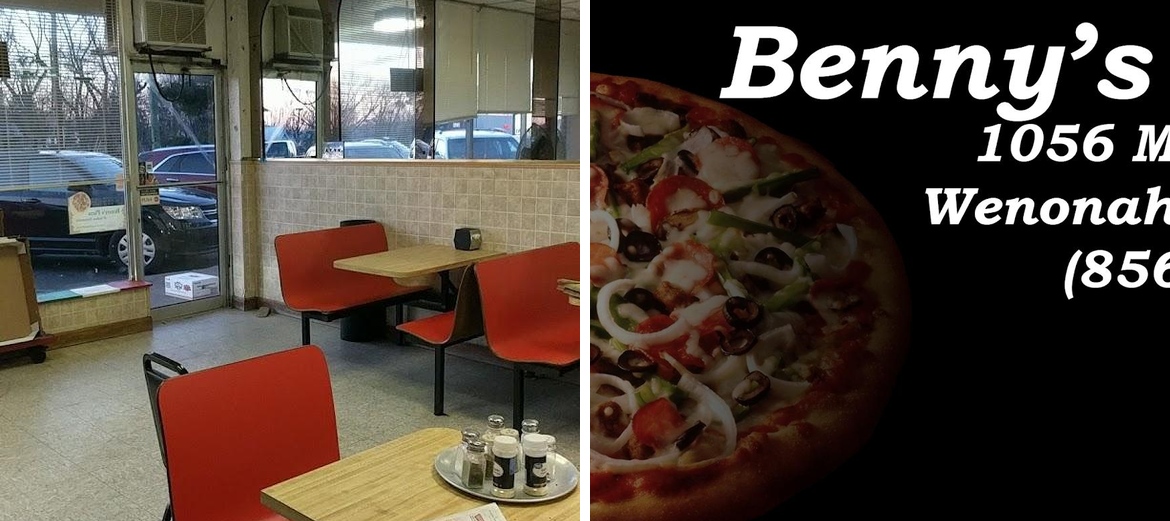 Benny's Pizza Menu
