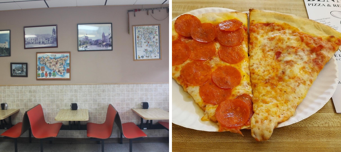 Benny's Pizza Menu
